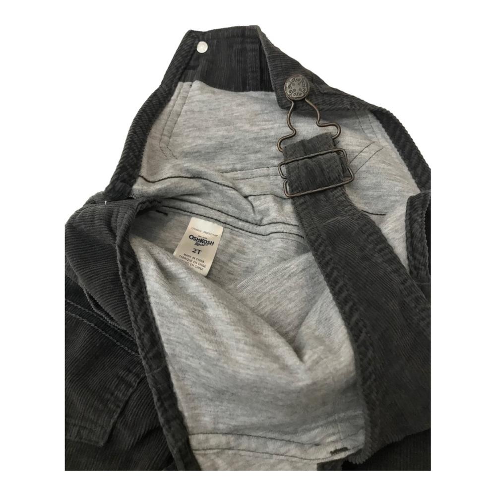 OshKosh B'gosh Black Kids Overalls - Picture 4 of 4